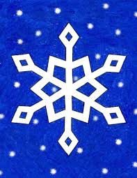 Snowflakes are so beautiful and are nature's own form of art. How To Draw A Snowflake Art Projects For Kids