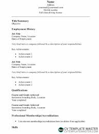 To keep your cv concise and easy on the eye, try. Simple Cv Template In Word How To Write A Cv