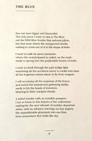 The Blue By Billy Collins Words Word Pictures Writing Life