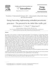PDF) Energy Harvesting Implementing Embedded Piezoelectric Generators