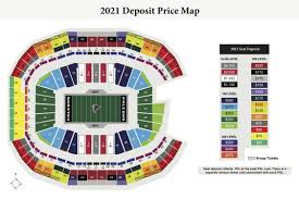 The average price also accounts for the tickets in each price tier as a percentage of the total number of seats in the stadium. Atlanta Falcons Psl Information Price Chart Faqs