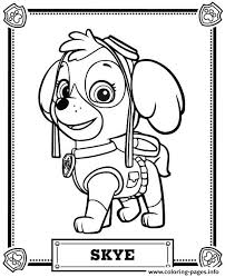 Print Paw Patrol Skye Coloring Pages Paw Patrol Printables Paw Patrol Coloring Skye Paw Patrol Party
