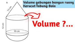 Volume tabung dalam menentukan volume tabung sama dengan menentukan. Volume Tabung Kerucut Bola Youtube