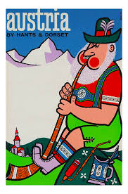 Failure to buy the vignette for austria can result in a spot fine of at least €120. Austria Vintage Travel Poster Poster Von Stickart Marek Reiseposter Travel Sticker Klassische Reiseposter