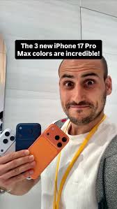 Which color iPhone 17 Pro (Max) do you think looks best? Cosmic Orange,  Deep Blue or Silver? Share it with us in the comments!, _______,  #iphone17promax #iphonecolors #iphone17pro #iphone17 ...