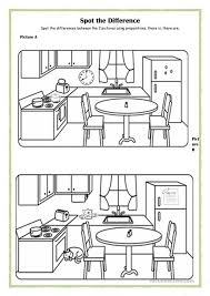 Spot The Difference Kitchen In 2020 Spot The Difference Kids Find The Difference Pictures Spot The Difference Printable