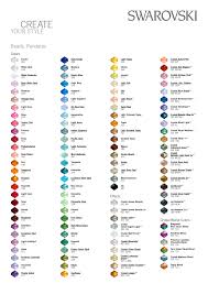 Colour Charts Estrella Designs Wedding Hair Accessories