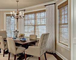 Natural fiber window shades work well on these windows with stained wood trim. Drapery Design Ten Reasons To Love Natural Woven Shades