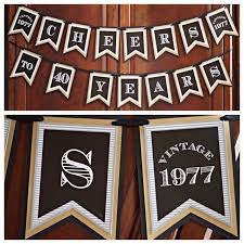 40th Birthday Decorations For Her Cheers To 40 Years Banner 40th Birthday Party Banner Etsy Birthday Party Decorations For Adults 40th Birthday Banner 40th Birthday Party Decorations