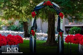 Black And White Wedding Arch Decorations Red Black Wedding Red Rose Bouquets Black Tool White Arch Wedding Flowers Wedding Florist Ch Red Rose Wedding Wedding Arch Red White Blue Wedding