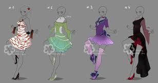 Collaborative Outfits 2 Auction Open By Nahemii San Art Clothes Fantasy Clothing Anime Outfits