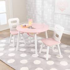 Round edges lightly round all corners and edges with a piece of folded #180. Kidkraft Pink White Round Table And Chairs Smart Kid Store