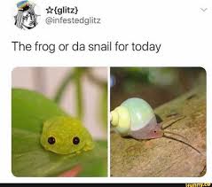 The Frog Or Da Snail For Today Ifunny Frog Jellycat Goblin