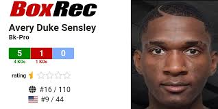 BoxRec: Avery Duke Sensley