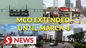 The national security council has announced that the current movement control order (mco) which is supposed to end on 4th february has been extended until 18th february 2021. Mco Extended In Kl Selangor Johor And Penang Until March 4 Thestartv Com