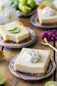 Key Lime Pie Bars Are A Little Sweet Very Tart And Smooth And Creamy Over A Crumbly Golden Homemade Graham Key Lime Pie Bars Key Lime Recipes Lime Recipes