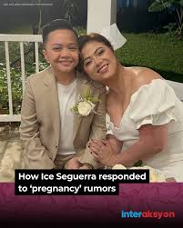 BILBIL LANG PO ITO' 🫄🏻😅 Transman singer Ice Seguerra debunked rumors  claiming he was “pregnant” in a Facebook post on May 14. #RumorCop Read:  https://interaksyon.philstar.com/rumor-cop/2025/05/20/296572/ice-seguerra -responded-pregnancy-rumors/