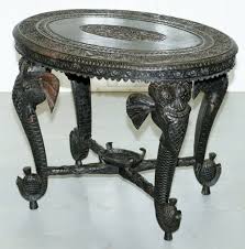 This unusual coffee table is a mastery of organic shape. Anglo Indian Elephant Buddha Coffee Side Table Antiques Atlas