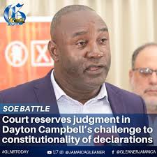 The Government is urging the Constitutional Court to reject Dr Dayton  Campbell's claim against using states of public emergency in crime  fighting, arguing that he has shown no evidence that his rights