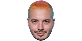 José álvaro osorio balvín (born may 7, 1985), better known as j balvin, is a colombian reggaeton singer. J Balvin Rainbow Hair Maske Aus Karton Celebrity Cutouts