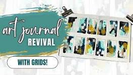 Grid Journal Tutorial | Textured Layers & Bold Colors in Mixed Media |  Switching Up Your Art Process