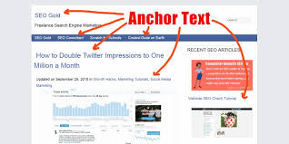 When those elements do not have href. Anchor Text Seo