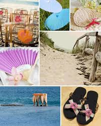 If your beach themed wedding is outdoors, or maybe it is right on the beach, the best beach wedding favors you could give your guests are folding fans. Beach Themed Wedding Favours Wedding Blog Weddingdates Ie