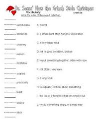 Dr Seuss How The Grinch Stole Christmas Comprehension Activity Packet Reading Level 3 6 Comprehens Spelling And Handwriting Spelling Words Handwriting Practice