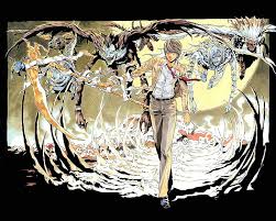 Death Note Light Ryuk Shinigami Yagami Light 1280x1024 Anime Death Note Hd Art Hd Wallpaper Wallpaperbetter Death note publishing rights © tsugumi ohba & takeshi obata. death note light ryuk shinigami yagami