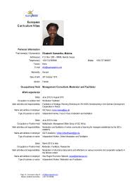 See resume examples for 187 professions. Cv Elizabeth Maloba