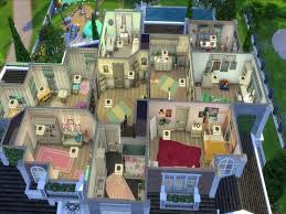 This Large Family Home Can Accommodate More Than 8 Sims It Has 3 Floors And A Large Basement Found In T Sims House Design Sims 4 Family Sims 4 House Plans
