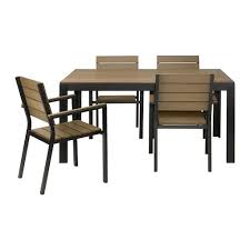 Ingatorp dining table and chairs, black 5,495 ₺ article number: Home Furniture Store Modern Furnishings Decor Outdoor Dining Furniture Outdoor Dining Table Setting Outdoor Dining Table