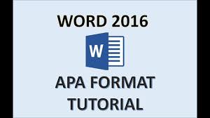 Word 2016 Apa Format How To Do An Apa Style Paper In 2017 Apa Tutorial Set Up On Microsoft Word Youtube Apa Style Paper Apa Research Paper Apa Style
