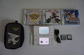 Shop for all nintendo 3ds/2ds/ds/dsi accessories in nintendo 3ds / 2ds / ds / dsi. Nintendo Dsi White Pokemon Case 5 Top Games Mario Catawiki