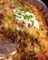 Best Taco Lasagna Ever Recipe Lasagna Ingredients Taco Lasagna Food