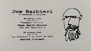 Casa della musica/scuola di musica 55 via dei capitelli 3, 34121 trieste tel. Joe Barbieri In Concerto A Trieste Radioattivita In Onda Dal 1977