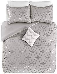 Black And White Twin Xl Comforter Set Comfort Spaces Ultra Soft 3 Pieces Twin Twin Xl Comforter Set Gray Silver Metallic Brushed Mic Comforter Sets Grey Comforter Sets Hypoallergenic Bedding