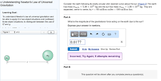 (separately it was shown that large spherically symmetrical masses attract and are attracted as if all their mass were concentrated at their centers.) To Understand Newton S Law Of Universal Gravitation Chegg Com