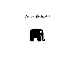 Pin By Le Minimalisme On Citation Elephant Elephant Logo Cute Elephant