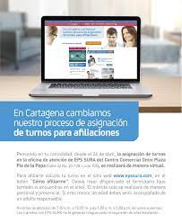 Registro, citas médicas y certificado de afiliación. Cambio En La Asignacion De Turno Para Afiliaciones En Cartagena