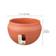 Cette suspension est faite en deux partie : Wewoo Pots De Fleurs En Plastique Accrochant Pot De Fleur De De Suspension Avec La Chaine Accrochante Taille Moyenne 23 2 15 7cm Distribution Aleatoire De Couleur Poterie Bac A Fleurs Rue Du Commerce