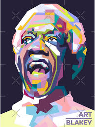 abstract Popart Art blakey in WPAP" Sticker for Sale by smd90