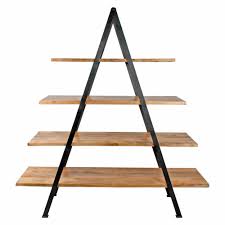 De solides plateaux en aggloméré au look vintage sont associés au cadre en métal. Etagere Sonagrom Style Industriel Etagere En Fer Industriel