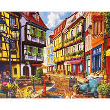 Kids puzzles, tray puzzles, and create your own puzzles. Cobblestone Alley 500 Piece Jigsaw Puzzle From 5 00 The Works