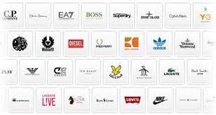 Levis actually labeled their men's jeans the two horse brand until 1928. Mens Designer Clothes Logos