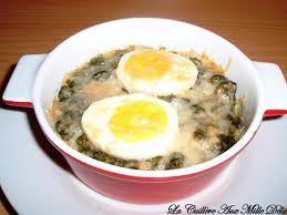 Oeufs Durs Gratines A La Florentine Photo 1 Recette Oeuf Dur Recette Epinard Oeuf Recette Epinards