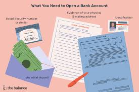 how to open a bank account