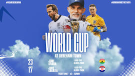 The World Cup at Dereham Town - England vs Croatia