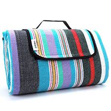 Looking for the best beach blankets? Amazon Com Large Picnic Blanket Waterproof 80 X 60 Padded Camping Mat Striped Beach Blanket Ground Sheet Large Picnic Blanket Camping Mat Waterproof Pad