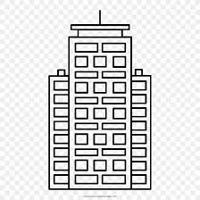 Keep a cat and pumpkin company on a magical night. Coloring Book Drawing Skyscraper Building Png 1000x1000px Coloring Book Apartment Area Ausmalbild Black And White Download